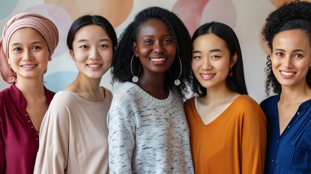 Sisters In Canada Wellness Society volunteers at a community event