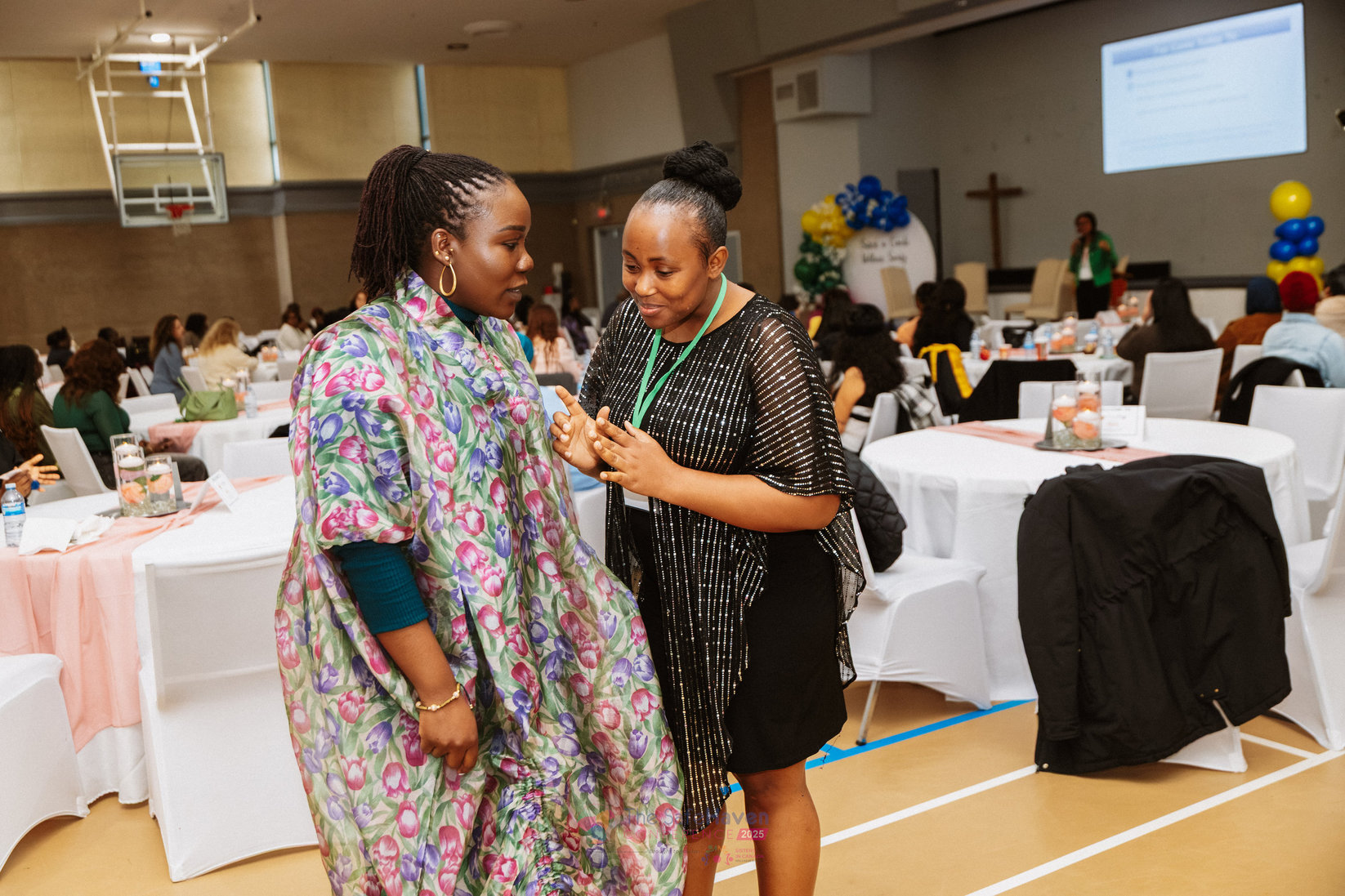Candid moment at Safe Haven 2025