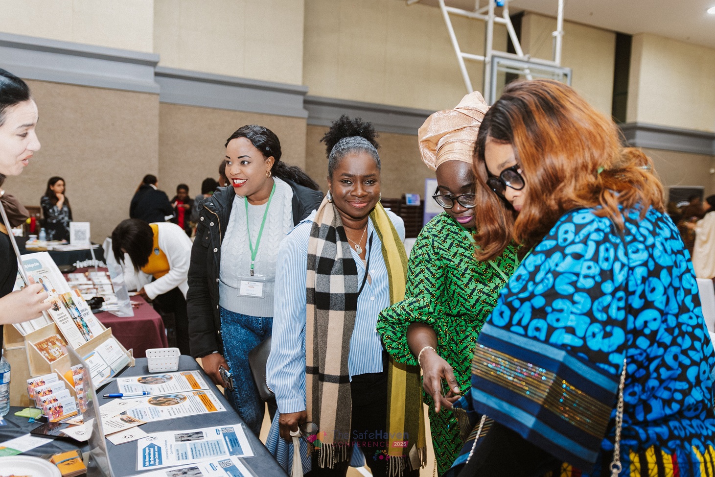 Booth exploration at Safe Haven 2025