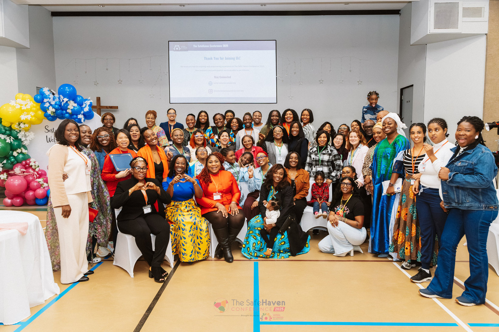 Group photo at Safe Haven 2025
