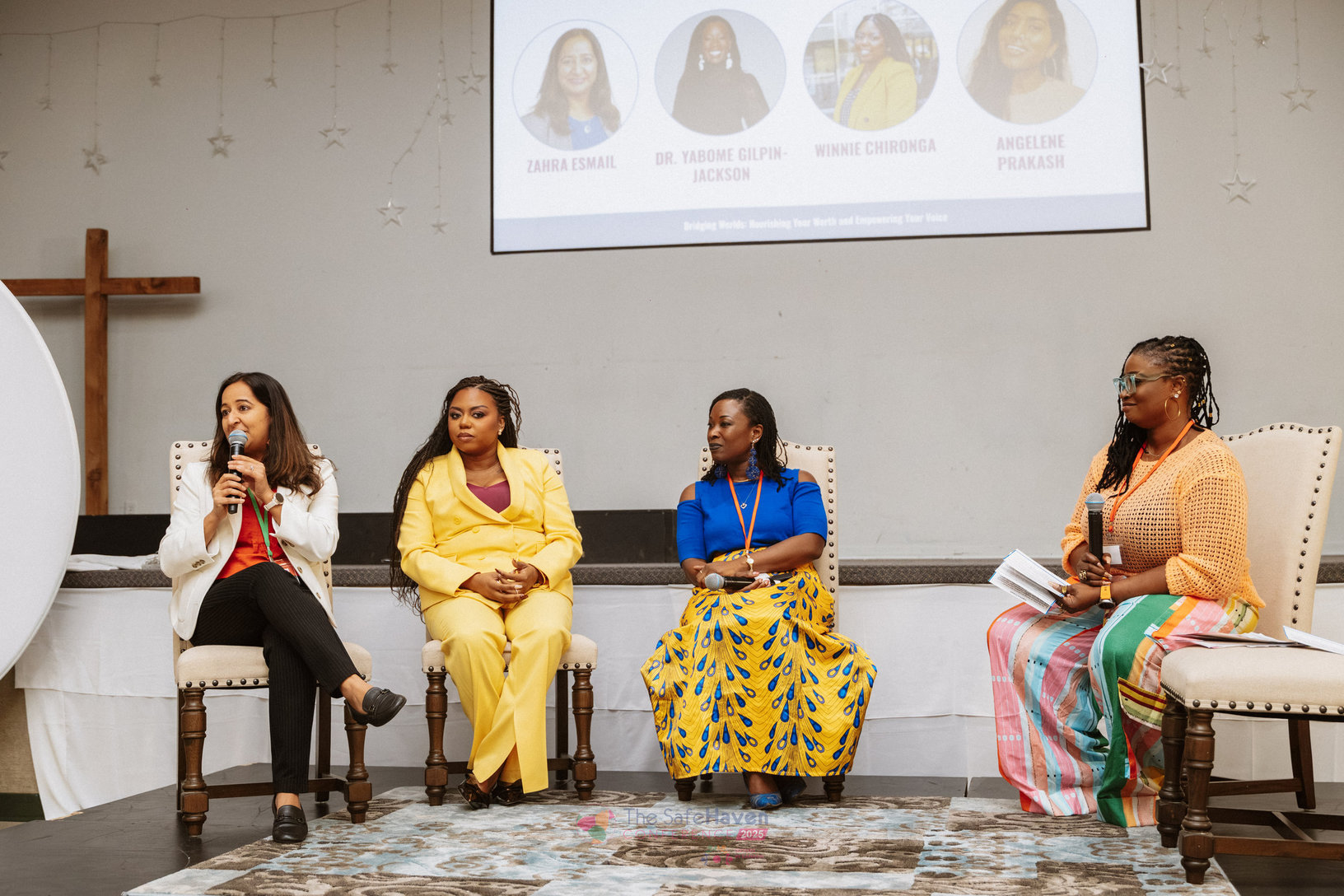 Panel discussion at Safe Haven 2025