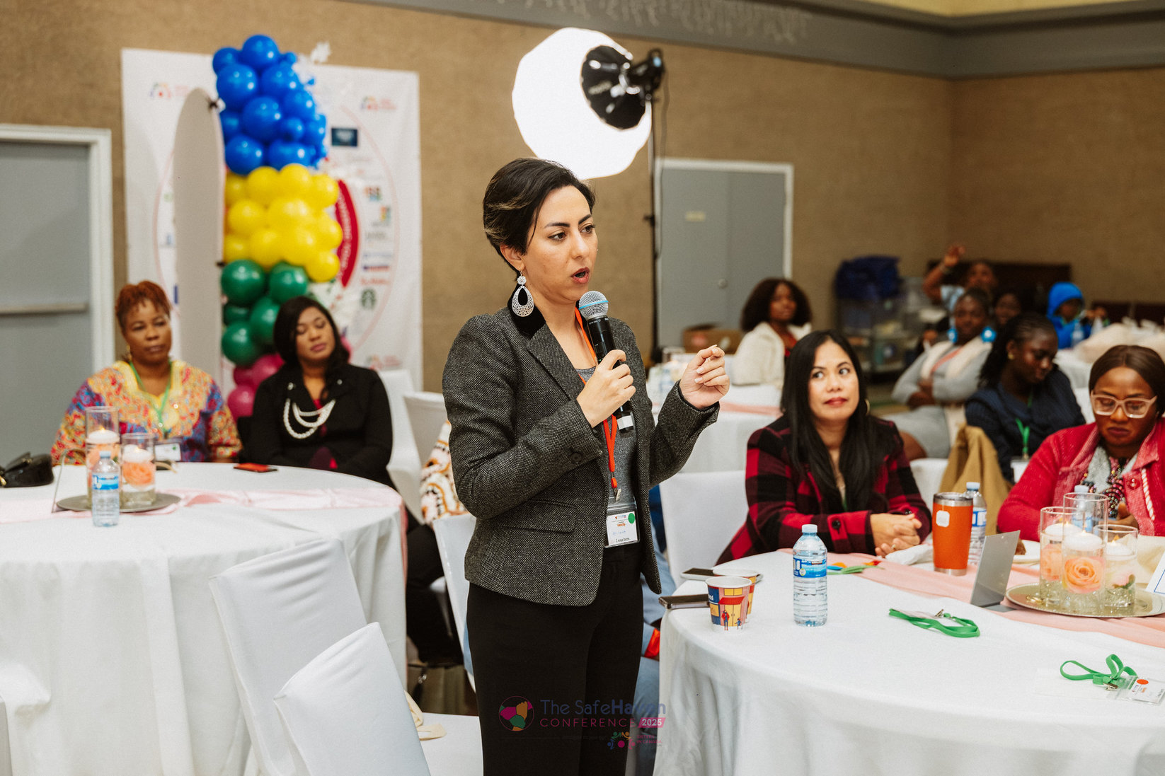 Q&A session at Safe Haven 2025