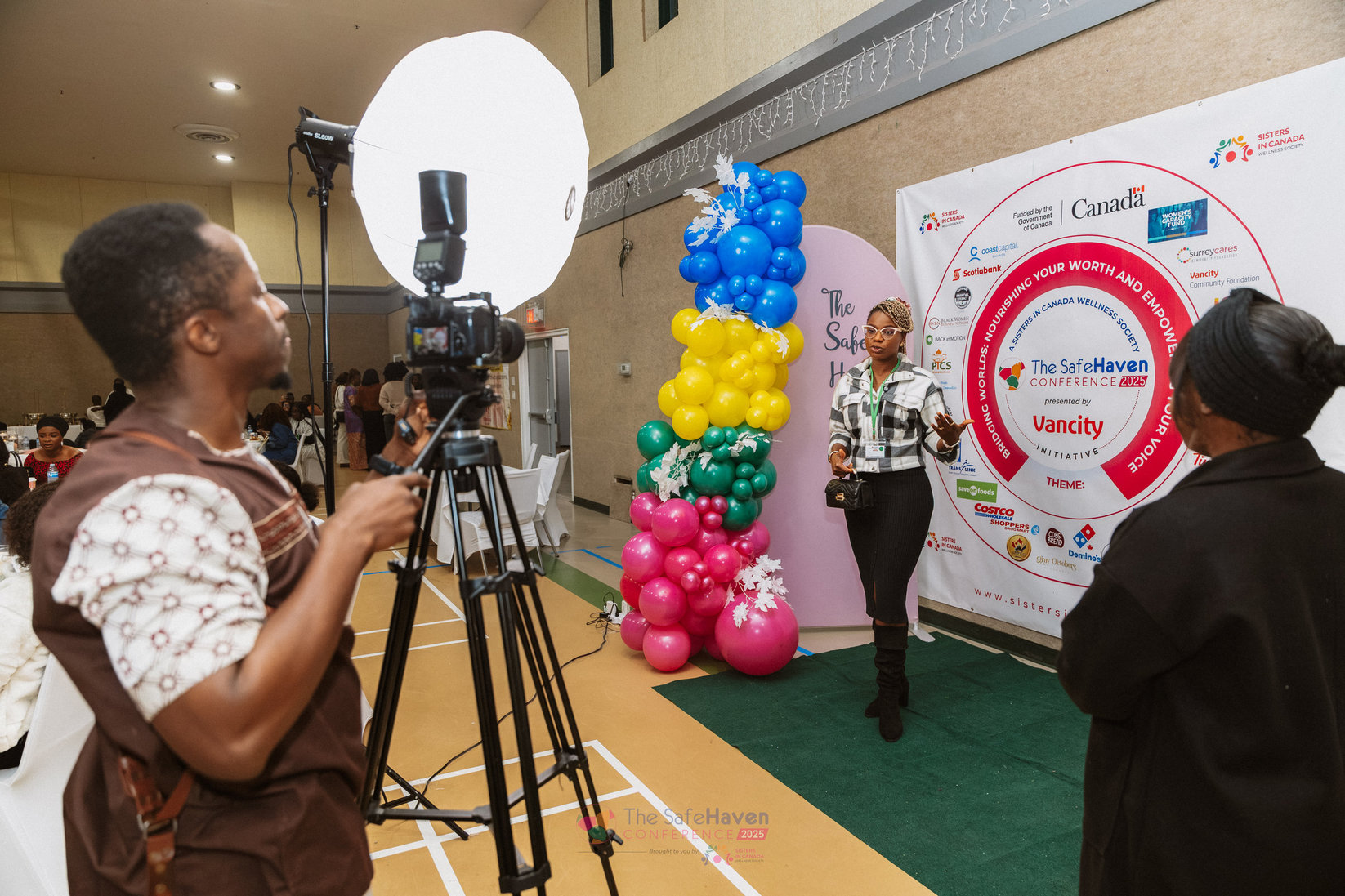 Participant interview at Safe Haven 2025