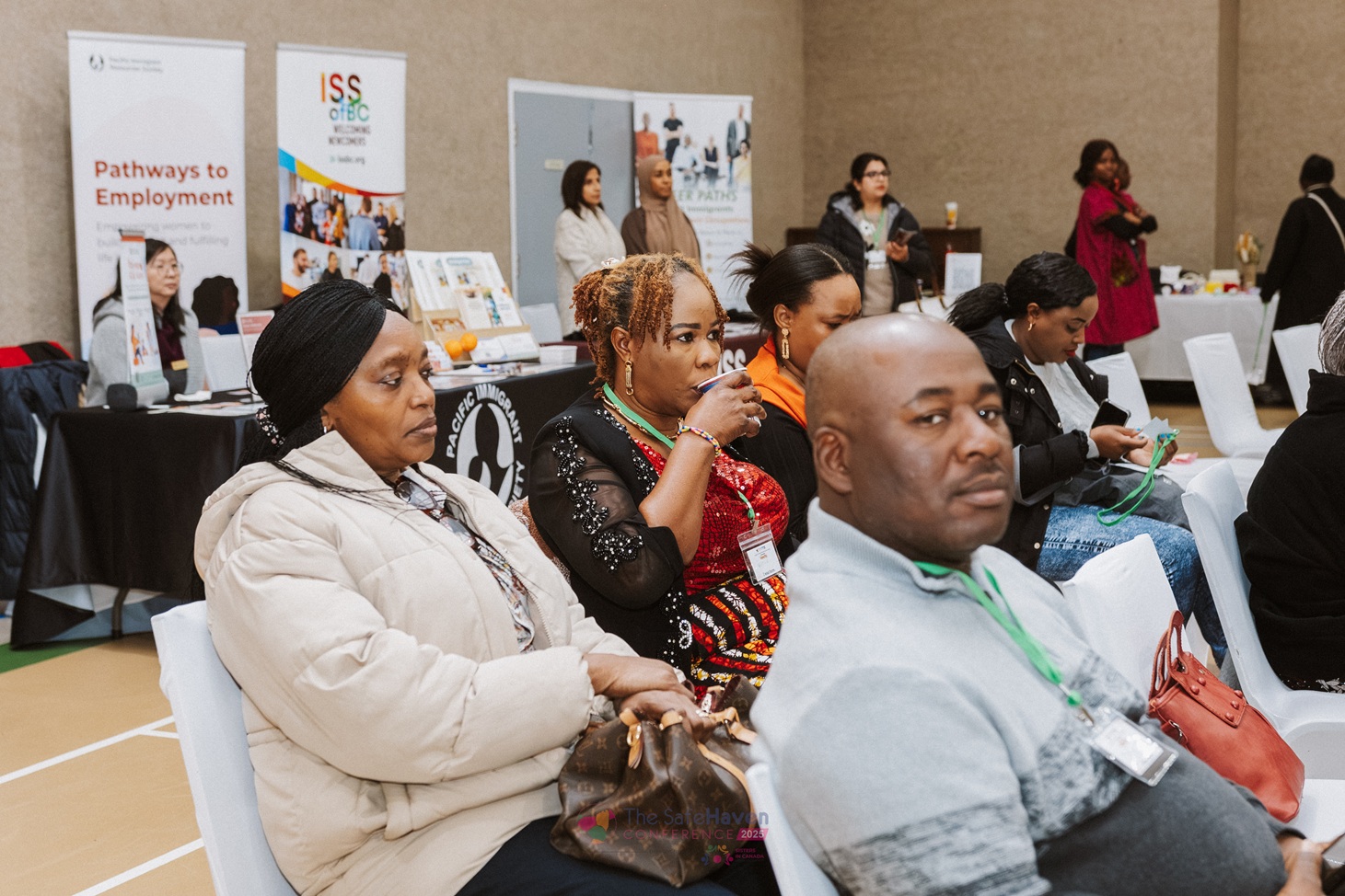 Audience listening to opening remarks